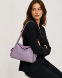 Soft Cowhide Leather Hobo Shoulder Bag – Adjustable Crossbody Commuter Bag for Women | Magnetic Clasp, Multiple Pockets