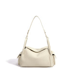Premium Soft Cowhide Leather Hobo Shoulder Bag | Versatile Crossbody & Commuter Bag for Women