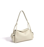 Soft Cowhide Leather Hobo Shoulder Bag – Adjustable Crossbody Commuter Bag for Women | Magnetic Clasp, Multiple Pockets