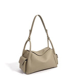 Soft Cowhide Leather Hobo Shoulder Bag – Adjustable Crossbody Commuter Bag for Women | Magnetic Clasp, Multiple Pockets