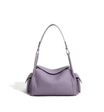 Soft Cowhide Leather Hobo Shoulder Bag – Adjustable Crossbody Commuter Bag for Women | Magnetic Clasp, Multiple Pockets