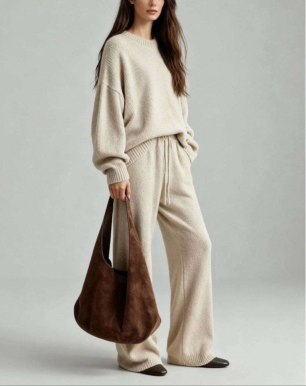 Premium Suede Hobo Purse & Tote Bag for Women | Handcrafted Suede Bucket Bag