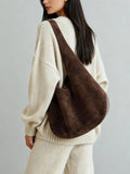 Premium Suede Hobo Purse & Tote Bag for Women | Handcrafted Suede Bucket Bag