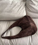 Premium Suede Hobo Purse & Tote Bag for Women | Handcrafted Suede Bucket Bag