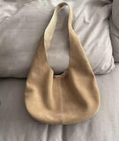 Premium Suede Hobo Purse & Tote Bag for Women | Handcrafted Suede Bucket Bag