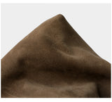 Premium Suede Leather Large Hobo Tote | Minimalist Slouchy Cowhide Leather Commuter Bag