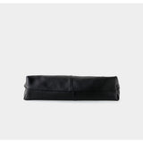Premium Suede Leather Large Hobo Tote | Minimalist Slouchy Cowhide Leather Commuter Bag