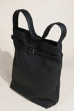 Togo Leather Slouchy Tote Bag – Large Minimalist Shoulder Bag | Scratch-Resistant Lychee Grain Cowhide, Fits 13" Laptop