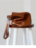 Reversible Full Grain Togo Leather Tote Bag | Two-Tone Everyday Carry Bag