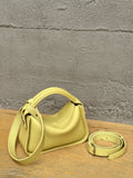 Luxury Togo Calfskin Leather Pillow Bag | Minimalist Slouchy Crossbody & Shoulder Bag | 2026 Designer Collection