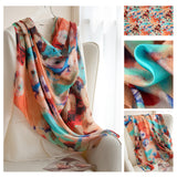 Mulberry Silk Long Scarf | Women's Lightweight Versatile Shawl, Gift for Mum