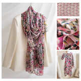 Mulberry Silk Long Scarf | Women's Lightweight Versatile Shawl, Gift for Mum