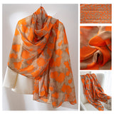 Mulberry Silk Long Scarf | Women's Lightweight Versatile Shawl, Gift for Mum