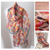 Mulberry Silk Long Scarf | Women's Lightweight Versatile Shawl, Gift for Mum