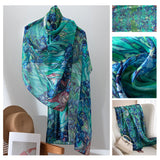 Mulberry Silk Long Scarf | Women's Lightweight Versatile Shawl, Gift for Mum