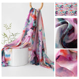 Mulberry Silk Long Scarf | Women's Lightweight Versatile Shawl, Gift for Mum