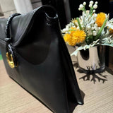 Silky Lambskin Leather Braided Rope Buckle Shoulder & Crossbody Bag | Elegant Handle Party Bag for Women