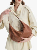 Slouchy Leather Boho Purses | Women's Soft Cowhide Boho Crossbody Bag