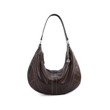 Slouchy Leather Boho Purses | Women's Soft Cowhide Boho Crossbody Bag