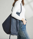 Soft Cowhide Leather Oversized Tote Bag, Premium Leather Slouchy Shoulder Bag for Women, Large Handbag for Fall, Every Day Shopper Bag