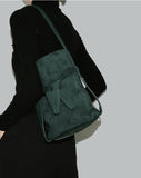 Suede Women's Bucket Bag in a Laid-back Style | Large Tote Bag for Commuting, Vintage Bucket bag in genuine leather