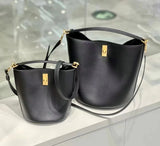 Suede Bag, Smooth & Pebbled Leather Bucket Bag | Crossbody & Top Handle Tote
