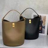 Suede Bag, Smooth & Pebbled Leather Bucket Bag | Crossbody & Top Handle Tote