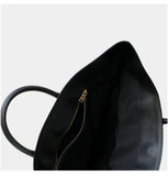 Summer Raffia Woven Tote Bag with Calf Leather Trim, Large Beach Bag, Vacation & Everyday Handbag