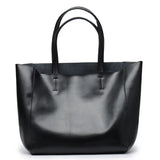 TOTE leather bag, GENUINE leather bag, Large beige leather bag, Laptop, tablet bag, leather bag for books, leather shopper, Caffe Latte