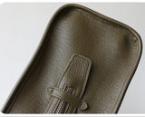 Textured Full Grain Cowhide Leather Boston Bag | Women's Shoulder & Crossbody Bag