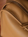 Textured Full Grain Cowhide Leather Boston Bag | Women's Shoulder & Crossbody Bag