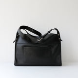 Textured Full Grain Cowhide Leather Boston Bag | Women's Shoulder & Crossbody Bag