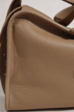 Textured Full Grain Cowhide Leather Boston Bag | Women's Shoulder & Crossbody Bag