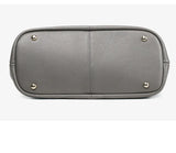 Two Tone Pebbled Leather Commuter Shoulder Bag for Women, Soft Genuine Leather Slouchy Shoulder & Handbag