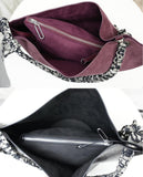 Unique Design Genuine Leather Large Tote Bucket Bag for Women | Suede Leather Autumn Tassel Bucket Bag