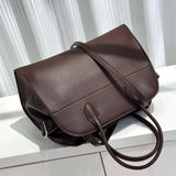 Versatile Genuine Leather Tote Bag - Women's Boston Shoulder Bag for Everyday Commute, Luxury Designer Bag