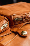 Vintage Italian Leather Men's Business Briefcase | Handcrafted Full Grain Leather Heavy-Duty Crossbody 13-inches Laptop Bag, Travelling Bag, Weekend Bag Alexel Crafts Wholesale
