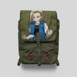 Vintage Distressed Canvas & Leather Backpack | Unisex Outdoor Commuter Rucksack