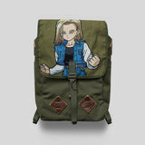 Vintage Distressed Canvas & Leather Backpack | Unisex Outdoor Commuter Rucksack