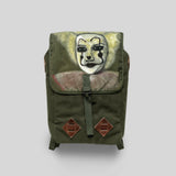 Vintage Distressed Canvas & Leather Backpack | Unisex Outdoor Commuter Rucksack