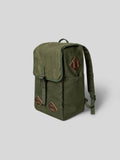 Vintage Distressed Canvas & Leather Backpack | Unisex Outdoor Commuter Rucksack