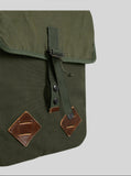 Vintage Distressed Canvas & Leather Backpack | Unisex Outdoor Commuter Rucksack