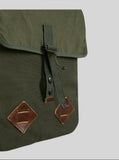 Vintage Distressed Canvas & Leather Backpack | Unisex Outdoor Commuter Rucksack