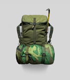 Vintage Distressed Canvas & Leather Backpack | Unisex Outdoor Commuter Rucksack