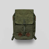 Vintage Distressed Canvas & Leather Backpack | Unisex Outdoor Commuter Rucksack