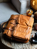 Vintage Italian Leather Men's Business Briefcase | Handcrafted Full Grain Leather Heavy-Duty Crossbody 13-inches Laptop Bag, Travelling Bag, Weekend Bag Alexel Crafts Wholesale