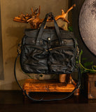 Vintage Italian Leather Men's Business Briefcase | Handcrafted Full Grain Leather Heavy-Duty Crossbody 13-inches Laptop Bag, Travelling Bag, Weekend Bag Alexel Crafts Wholesale