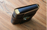 Vintage Leather Journal with Combination Lock | Handmade Full Grain Leather Diary Notebook