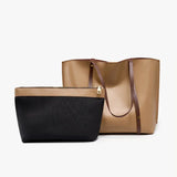 Women’s Large Soft Genuine Leather Tote Bag – Fall/Winter Commuter Shoulder Bag, Laptop Handbag, Work Purse