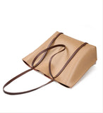 Women’s Large Soft Genuine Leather Tote Bag – Fall/Winter Commuter Shoulder Bag, Laptop Handbag, Work Purse